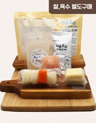 20닭고기두부채소죽 밀키트(베이직)(160g*3회분)