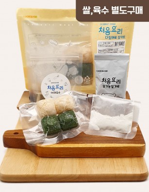 34찹쌀로메인배죽 밀키트(베이직)(160g*3회분)