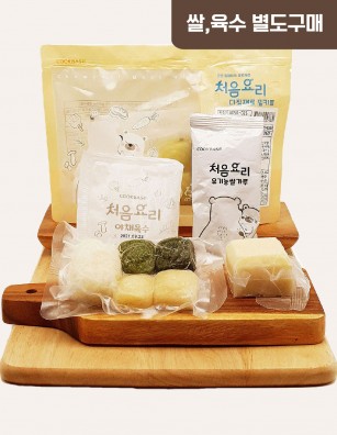 25근대무순두부죽 밀키트(베이직)(180g*3회분)