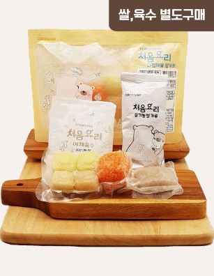34새우살컬리플라워죽 밀키트(베이직)(180g*3회분)
